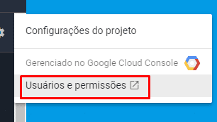 Usuários e permissões