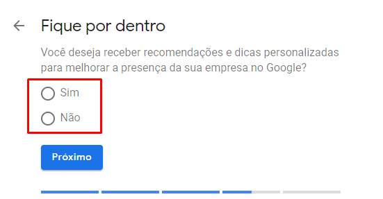 7/9 - Marque “Sim” ou “Não” de acordo com sua preferência