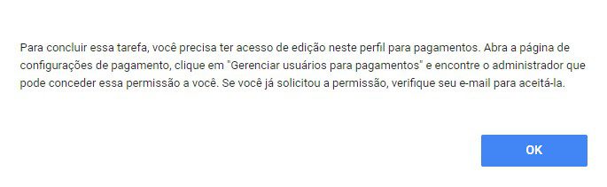 passo a passo de como cadastrar a forma de pagamento dentro do Google Ads