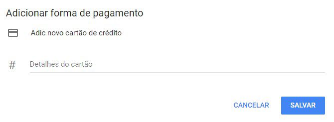 3 - Em seguida, é só preencher os dados do seu cartão.