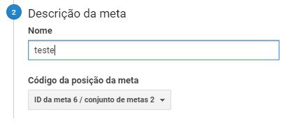 Descrição da Meta