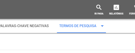 Clique em Termos de pesquisa na parte superior da página: