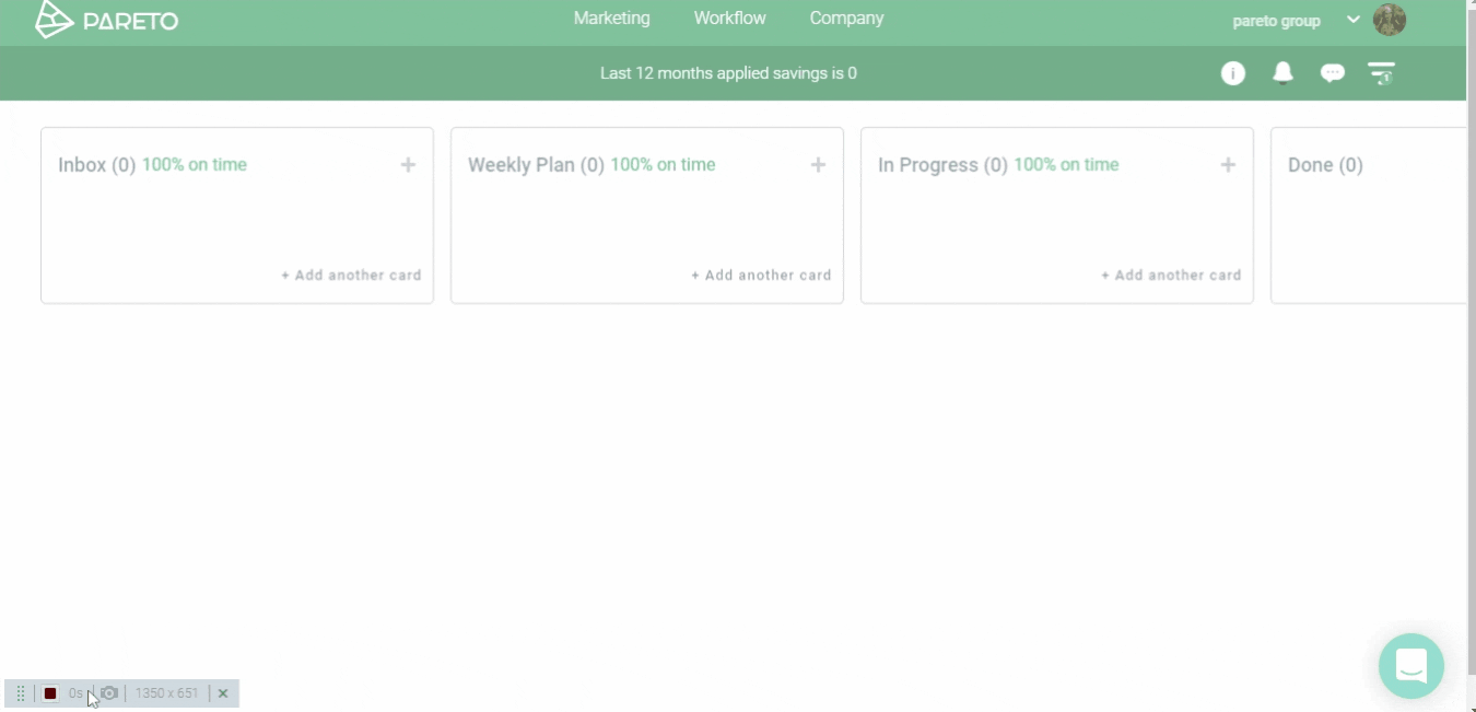 Gif: Pareto Ads platform