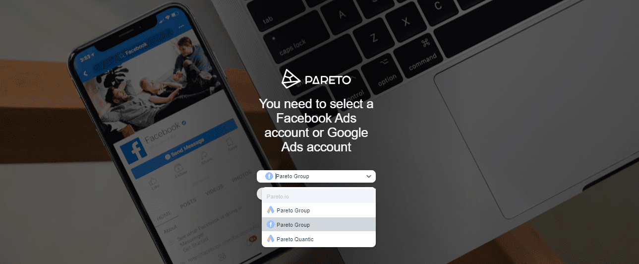 pareto hierarquias selecionar conta facebook ads google ads