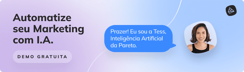 Banner com a frase Automatize seu Marketing com I.A.