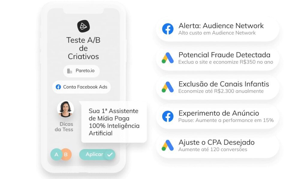 ferramentas de automação de marketing: imagem de um celular com informações de alertas aparecendo fora da tela