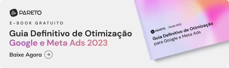 banner publicitário divulgando um e-book gratuito sobre otimização de campanhas no Google Ads e Meta Ads