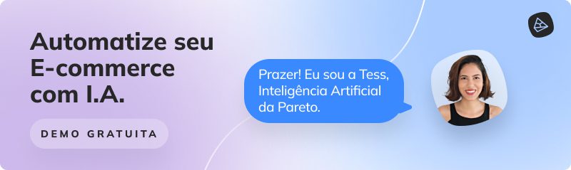 Banner com a frase Automatize seu E-commerce com I.A.