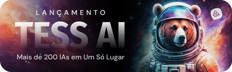 Aplicações da Inteligência Artificial: banner da plataforma Tess AI