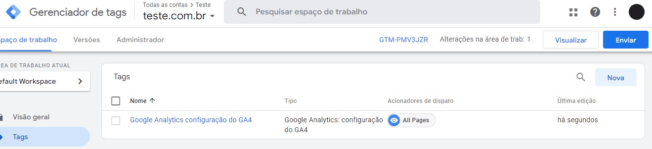 Google Analytics 4: Imagen que muestra cómo configurar la nueva actualización.