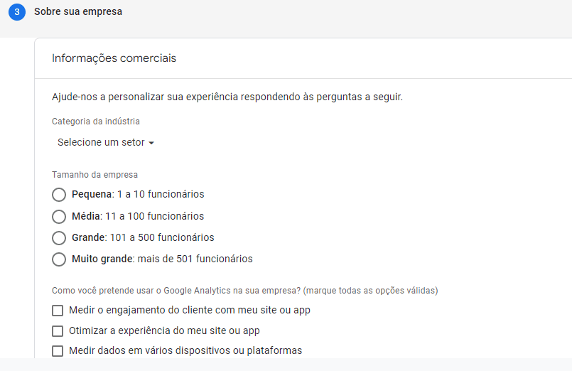 Google Analytics 4: imagem indicando como configurar a nova atualização.