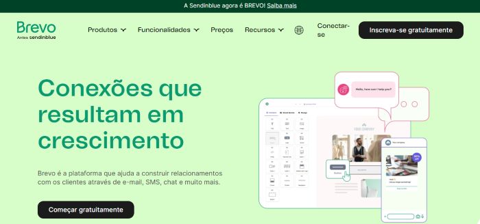 Email Marketing: imagem da plataforma Brevo