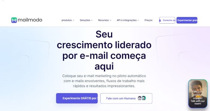 Email Marketing: imagem da plataforma Mailmodo