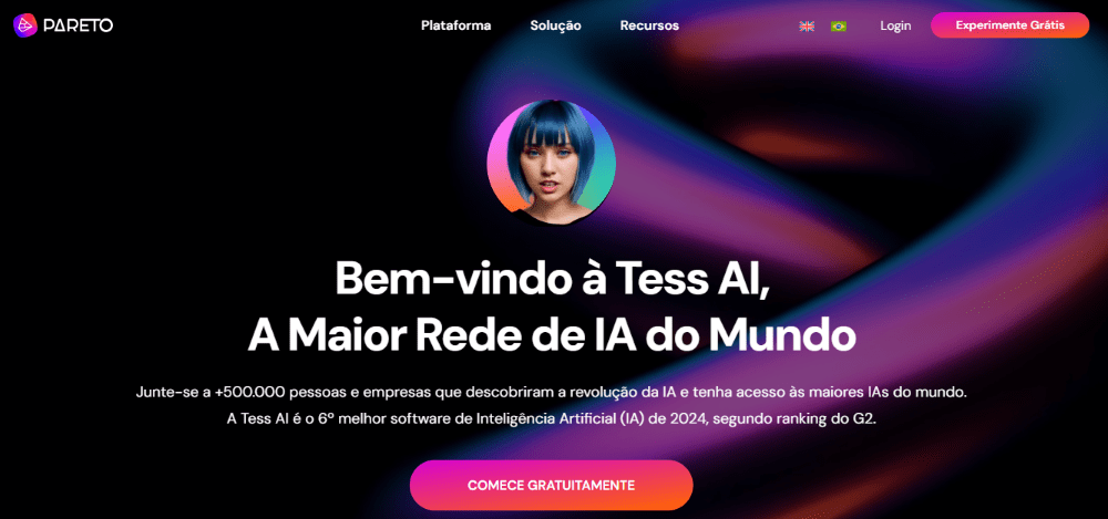 Como Usar o ChatGPT: imagem da Tess AI