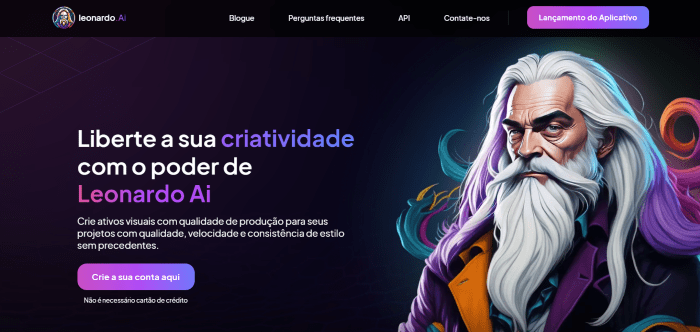 Inteligência Artificial Desenho: Leonardo ai 