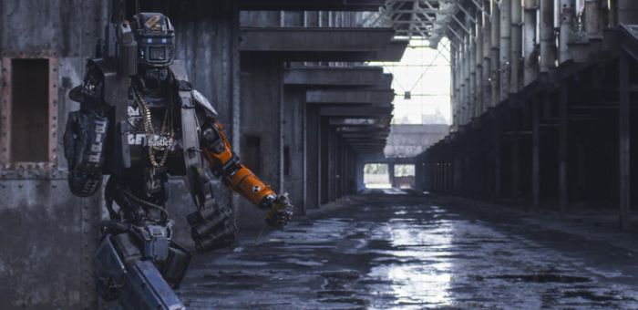 Filmes de Inteligência Artificial: imagem da capa do filme "Chappie"